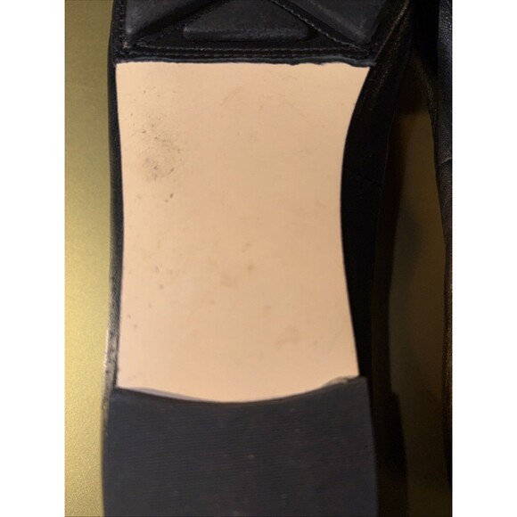 NWOT TORY BURCH Laila Driver Ballet Flats Black Leather Lightly Scuff Pics SZ 8M - Picture 9 of 13